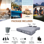 Umbrauto Built-in Pump Truck Bed Air Mattress for 5.5-5.8ft Auto Inflate Short Truck Bed Air Mattress 2.0