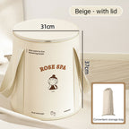 Foldable foot bath bag foot bath basin deep barrel over calf dormitory fumigation foot bath barrel household portable foot bath