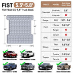 Umbrauto Built-in Pump Truck Bed Air Mattress for 5.5-5.8ft Auto Inflate Short Truck Bed Air Mattress 2.0